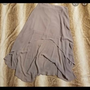 Flow high low skirt